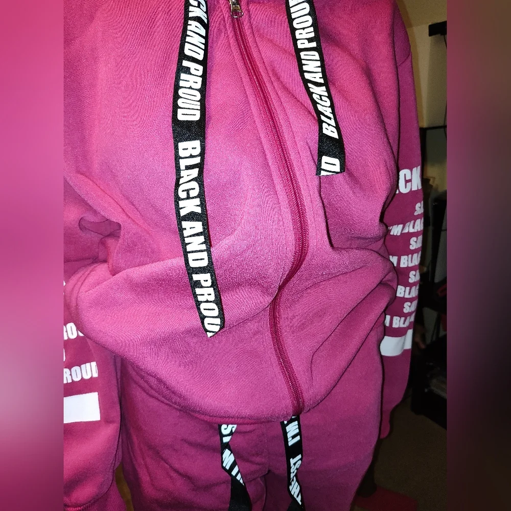 Pink Hoodie and Joggers Set - Picture 3 of 4